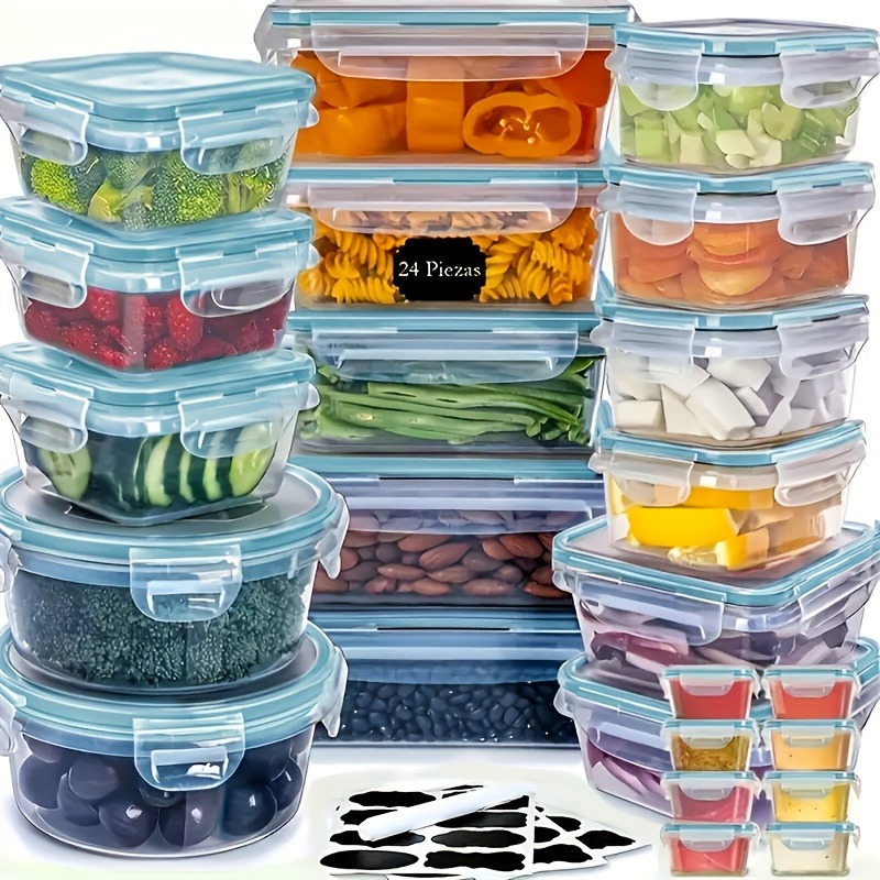 Juego de 48 Recipientes para A - Food Storage Ideas reseña y precio