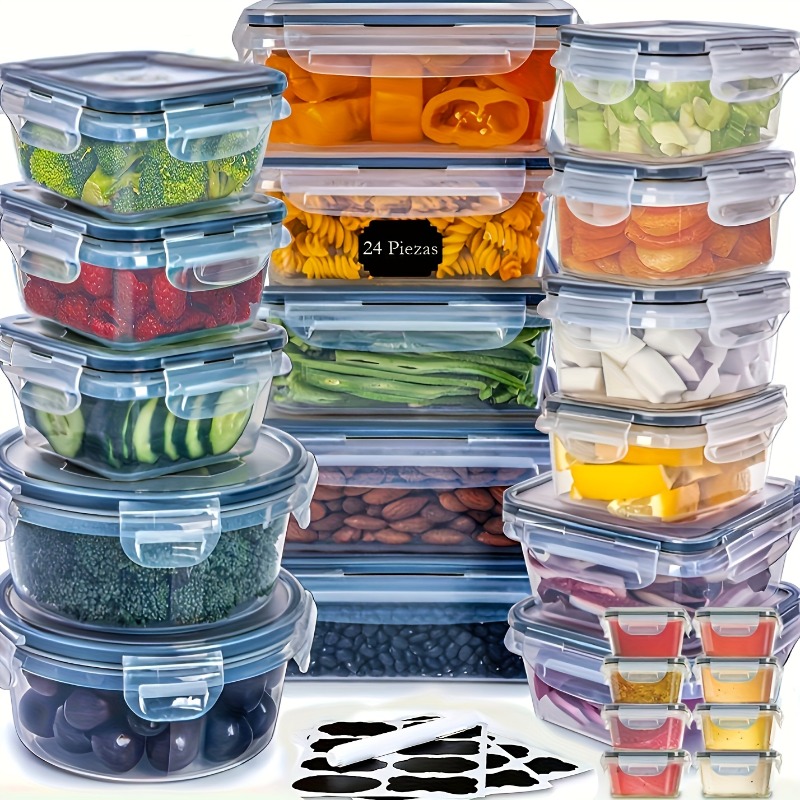 Juego de 48 Recipientes para A - Food Storage Ideas reseña y precio