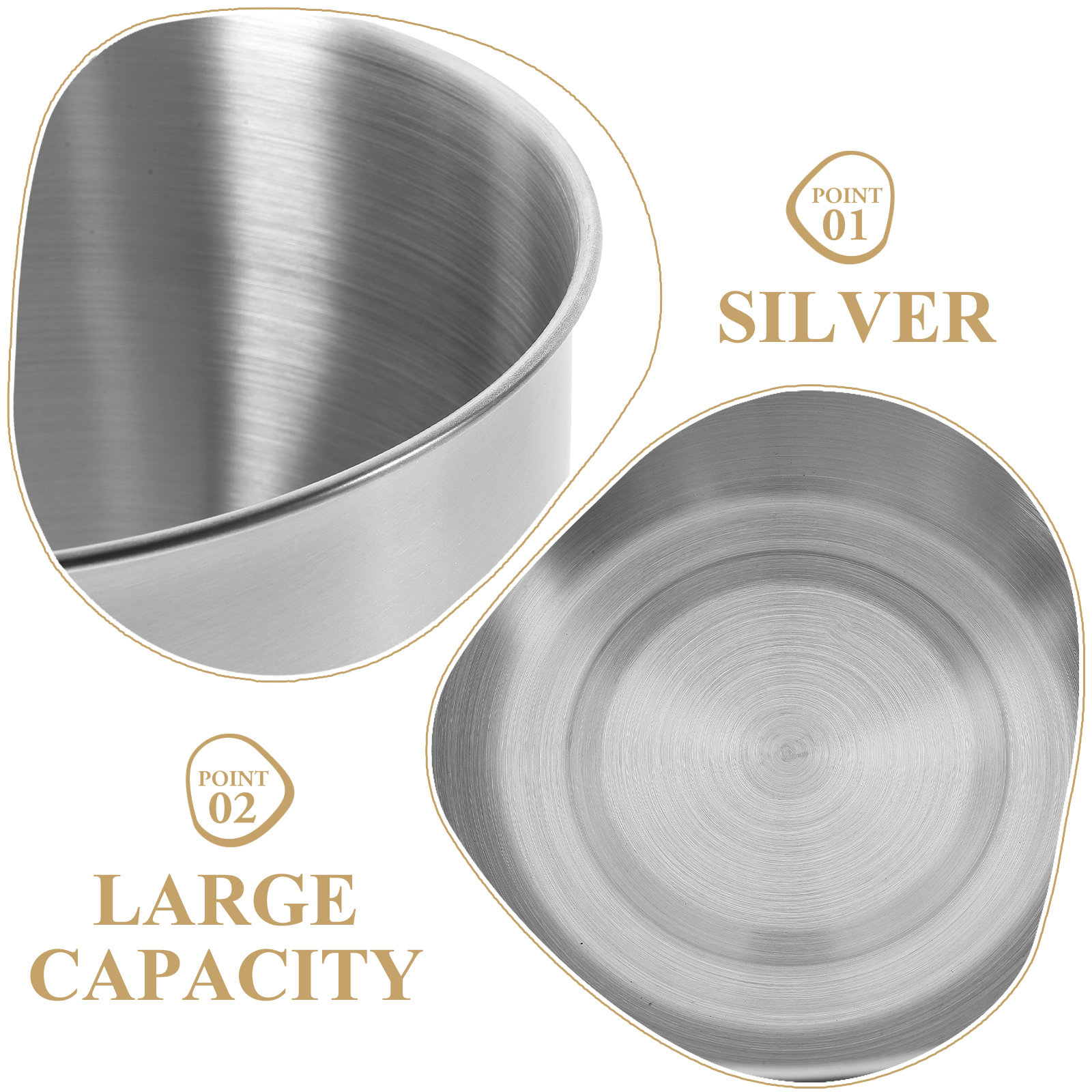 Tazón de mezcla de acero inoxi - Food Storage Stainless Steel reseña y precio
