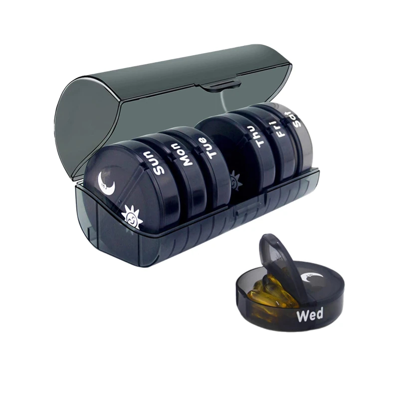 Pastillero médico semanal de 7 - Portion Control Container reseña y precio