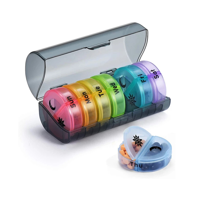 Pastillero médico semanal de 7 - Portion Control Container reseña y precio