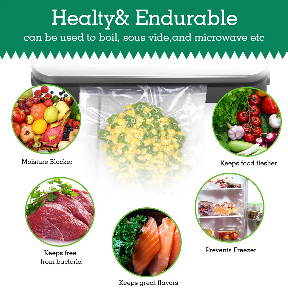 Bolsas en rollo Sous Vide para - Food Storage Roll Bags reseña y precio