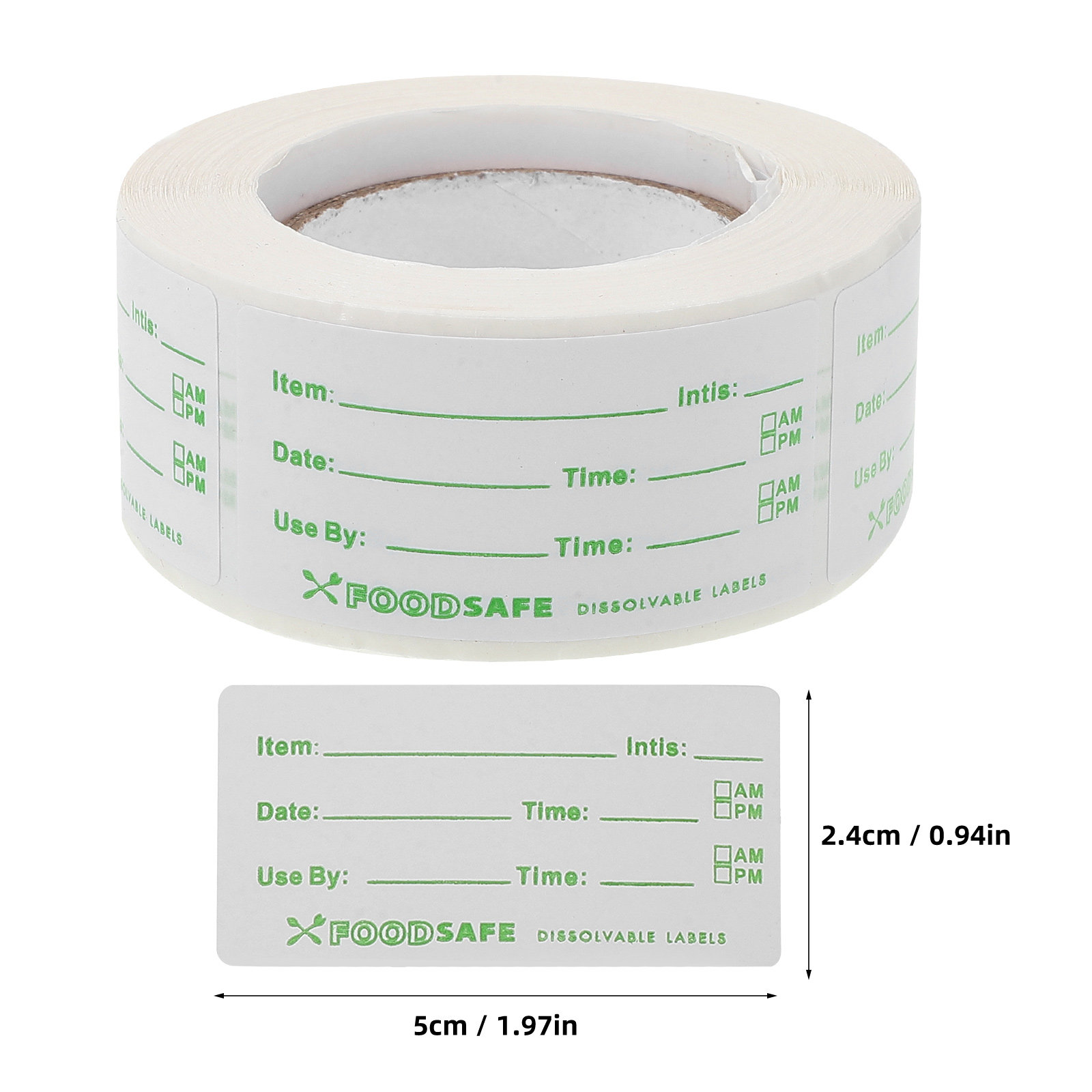 1 Rollo de Etiquetas Pequeñas  - Food Storage Expiration Dates reseña y precio