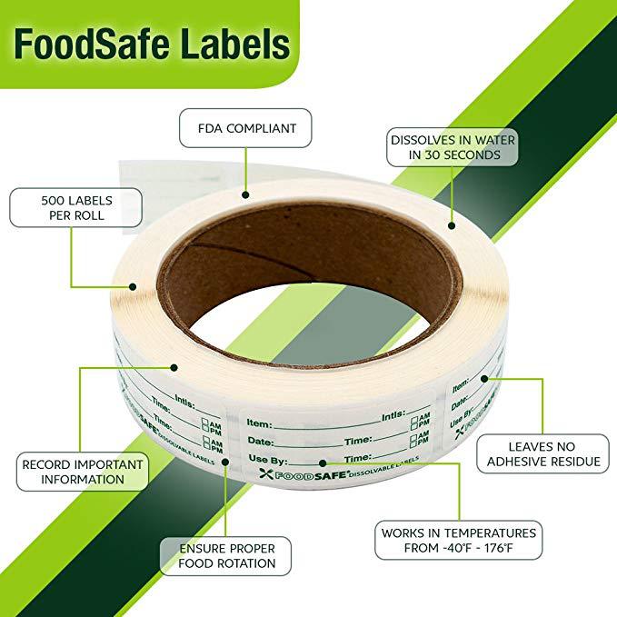 250 Uds etiquetas de alimentos - Food Storage Expiration Dates reseña y precio