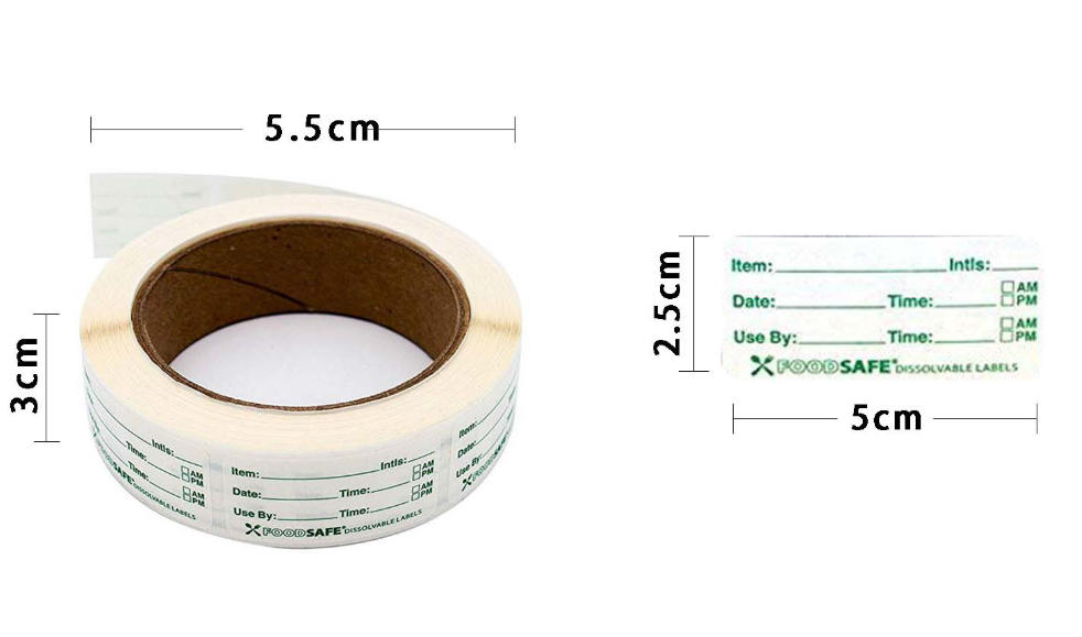 250 Uds etiquetas de alimentos - Food Storage Expiration Dates reseña y precio