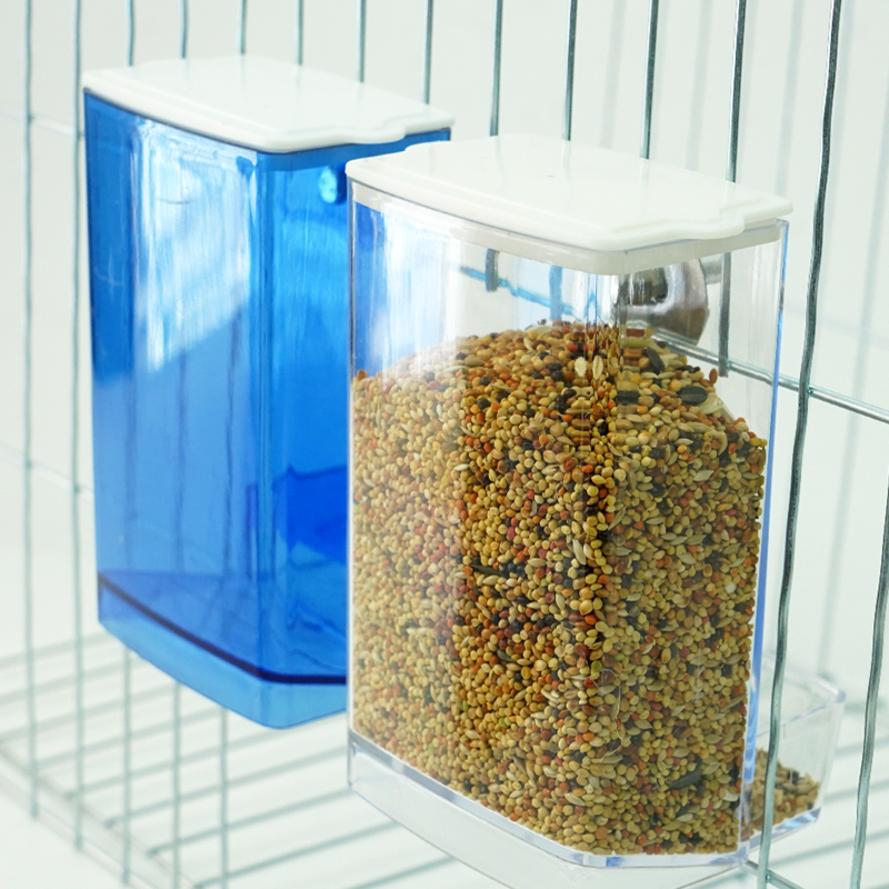 Comedero automático para pájar - Portion Control Container reseña y precio
