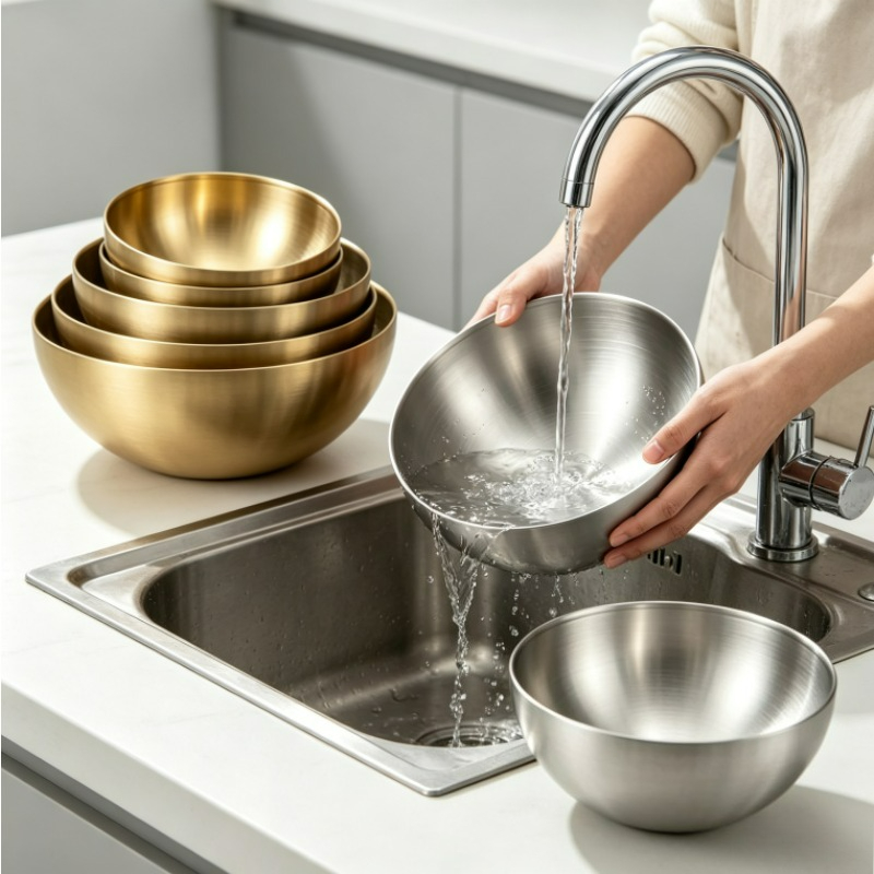 Tazones de Mezcla de Acero Ino - Food Storage Stainless Steel reseña y precio